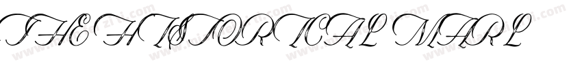 THE HISTORICAL MARL字体转换